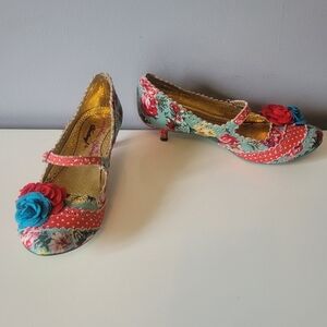 Irregular Choice Daisy Dayz Kitten Heels, VGUC, Size 38